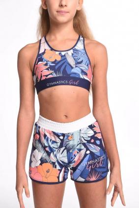 Satz Floral Gym Girl Short